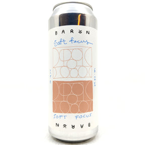 Baron Brewing Soft Focus IPA 6.2% (500ml can)-Hop Burns & Black