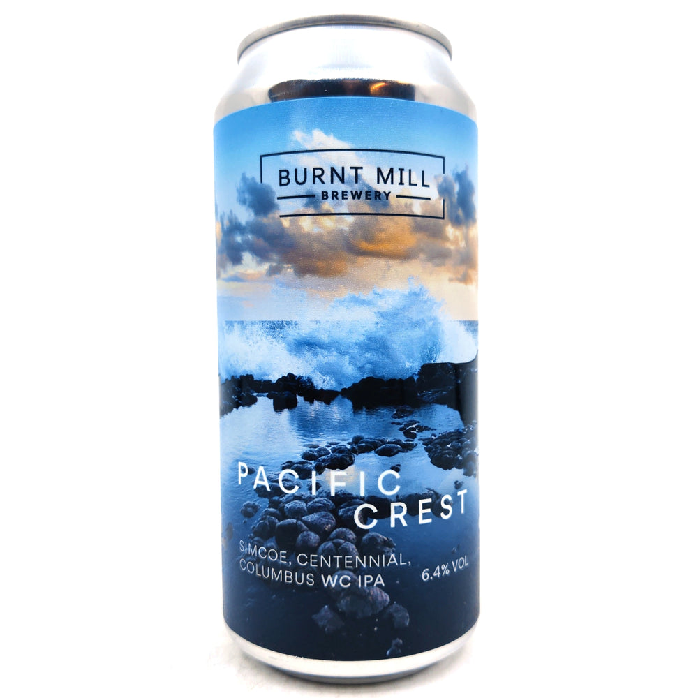 Burnt Mill Pacific Crest West Coast IPA 6.4% (440ml can)-Hop Burns & Black