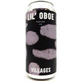 Villages Lil' Oboe Porter 4% (440ml can)-Hop Burns & Black