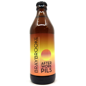 Braybrooke x Crak After Work Pils 5% (330ml)-Hop Burns & Black