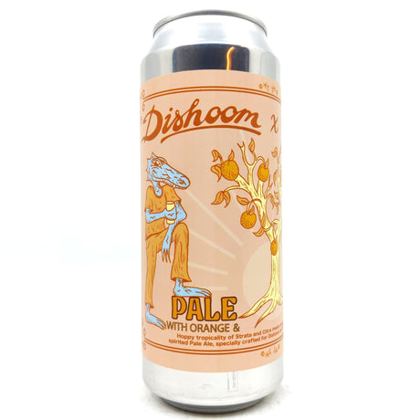 DEYA x Dishoom Pale Ale 4.5% (500ml can)-Hop Burns & Black