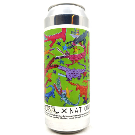 DEYA x National Star Pale Ale 4.5% (500ml can)-Hop Burns & Black