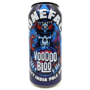 Boneface Voodoo Bloo New England IPA 6.5% (440ml can)-Hop Burns & Black