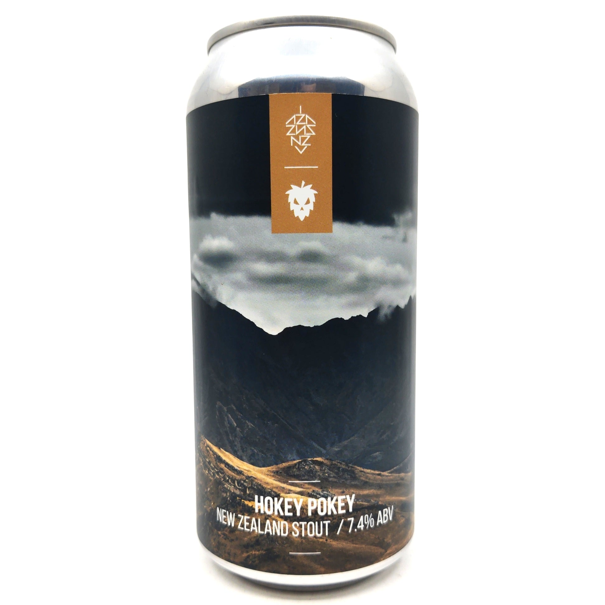 New Zealand Beer Collective x Fierce Hokey Pokey Stout 7.4% (440ml can)-Hop Burns & Black
