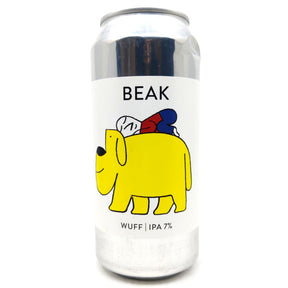 Beak Brewery Wuff IPA 7% (440ml can)-Hop Burns & Black
