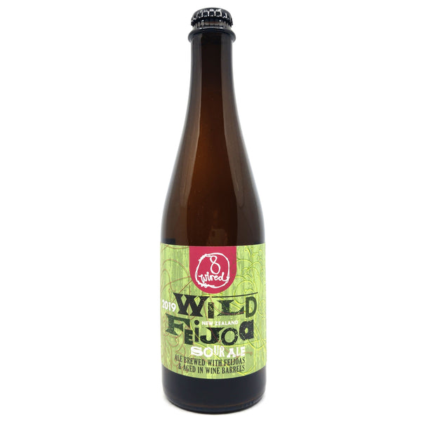 8 Wired Wild Feijoa Sour Ale 2019 6.7% (500ml)-Hop Burns & Black