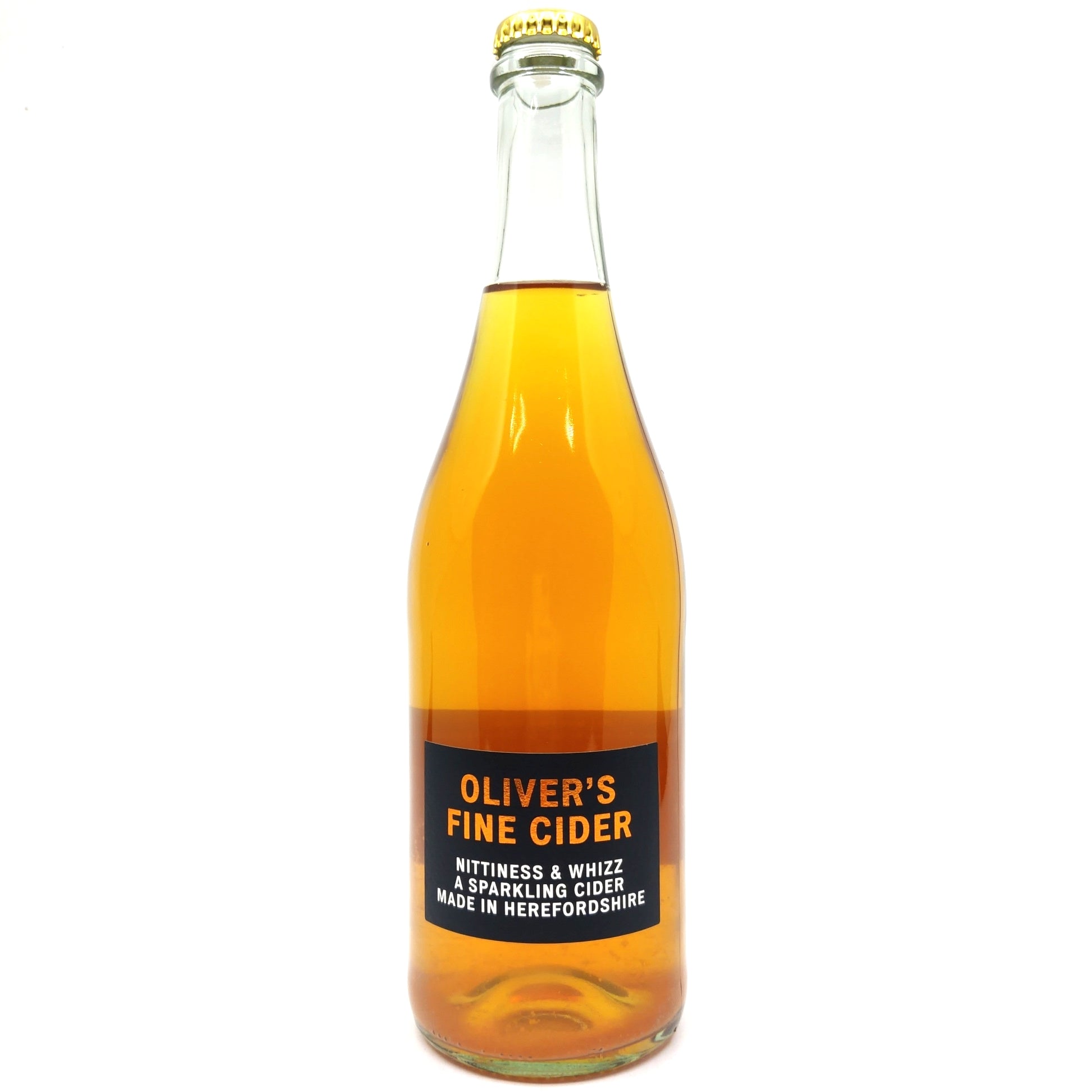 Oliver's Fine Cider Nittiness & Whizz 2020 4.3% (750ml)-Hop Burns & Black