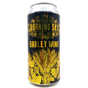 Burning Sky Barley Wine 9.5% (440ml can)-Hop Burns & Black