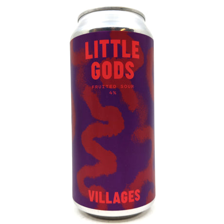 Villages Little Gods Fruited Sour 4% (440ml can)-Hop Burns & Black