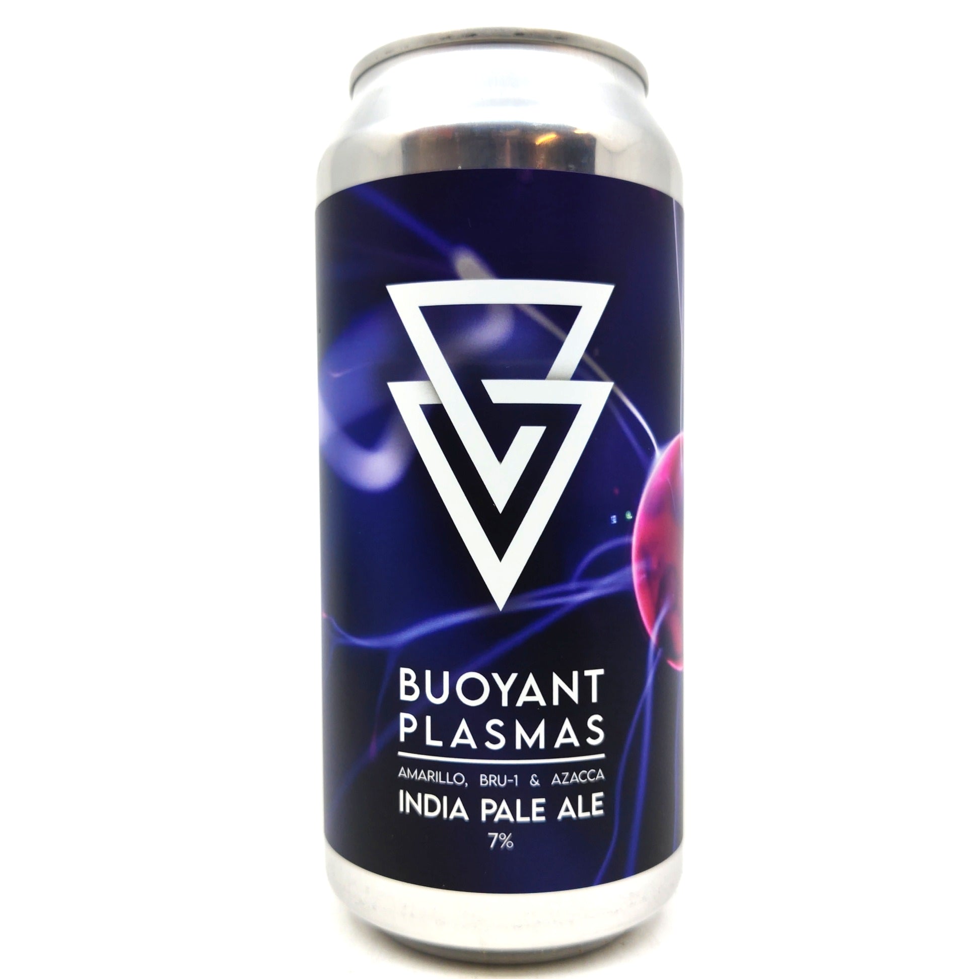 Azvex Brewing Buoyant Plasmas IPA 7% (440ml can)-Hop Burns & Black
