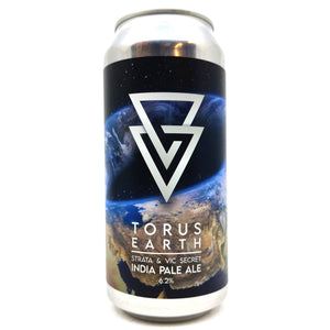 Azvex Brewing Torus Earth IPA 6.2% (440ml can)-Hop Burns & Black