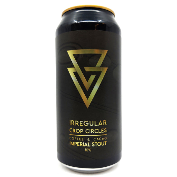 Azvex Brewing Irregular Crop Circles Imperial Stout 10% (440ml can)-Hop Burns & Black