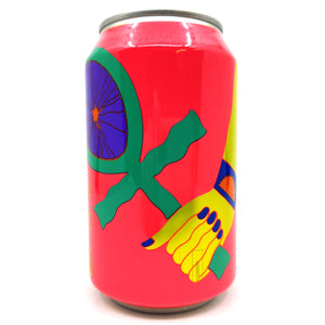 Omnipollo x The Veil Tefnut Pompelmocello Triple Fruited Imperial Gose 10% (330ml can)-Hop Burns & Black