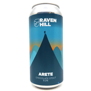 Raven Hill Brewery Arete Chocolate Stout 6% (440ml can)-Hop Burns & Black