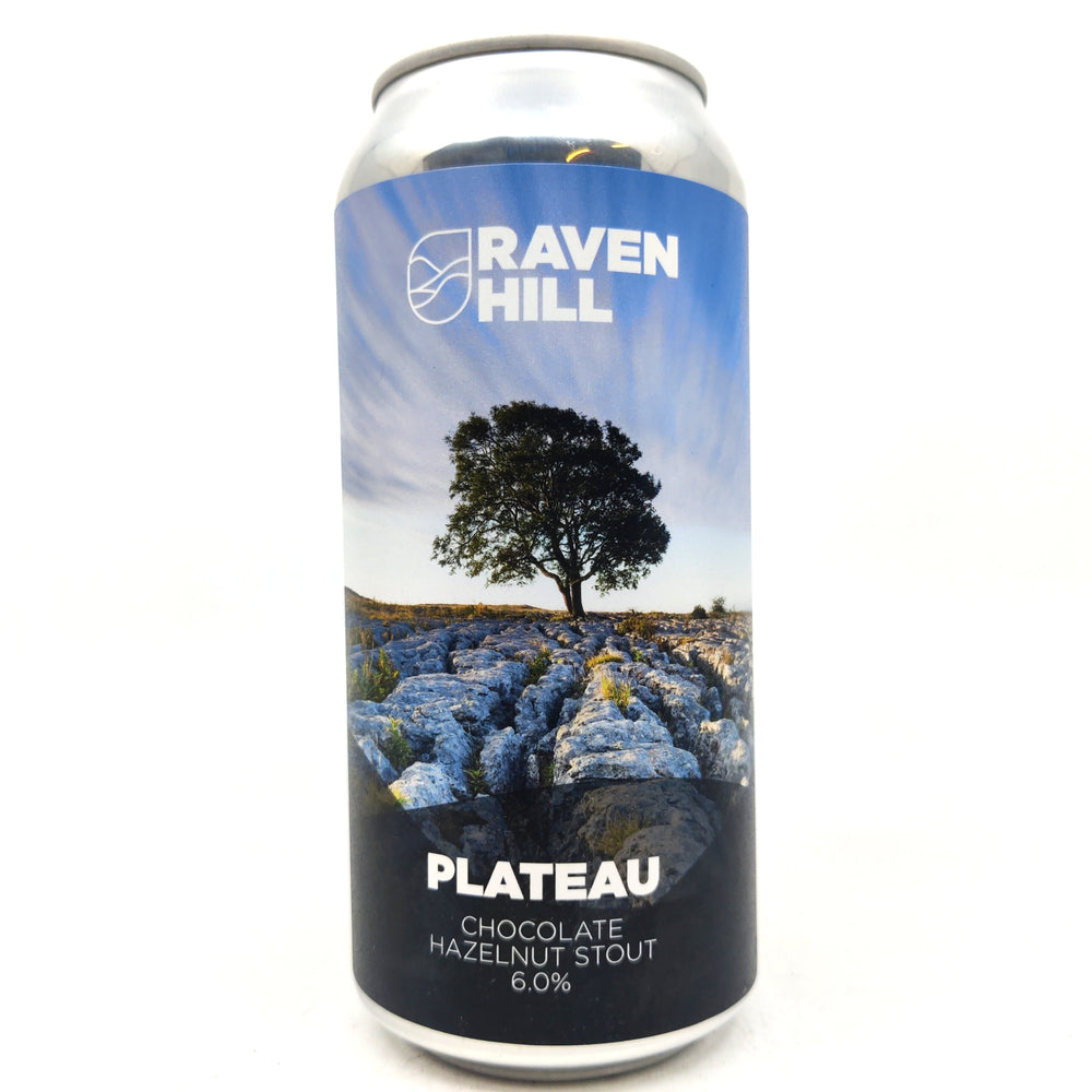 Raven Hill Brewery Plateau Chocolate Hazelnut Stout 6% (440ml can)-Hop Burns & Black