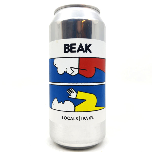 Beak Brewery Locals IPA 6% (440ml can)-Hop Burns & Black