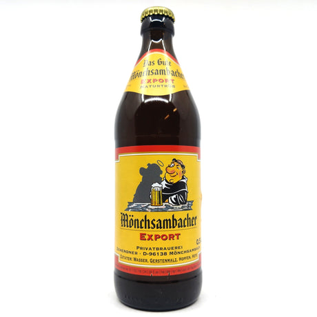 Zehendner Monchsambacher Export Lagerbier 5.2% (500ml)-Hop Burns & Black