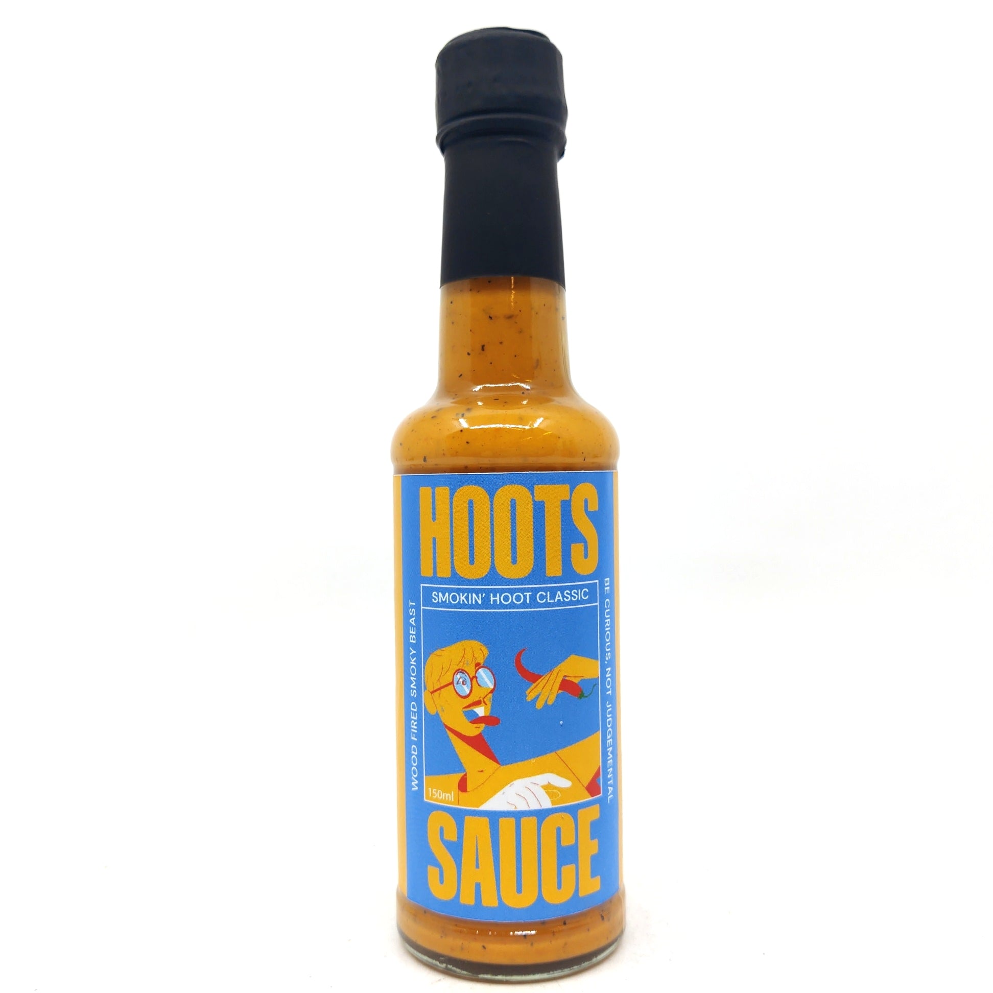 Hoots Smokin' Hoots Classic Hot Sauce (150ml)-Hop Burns & Black