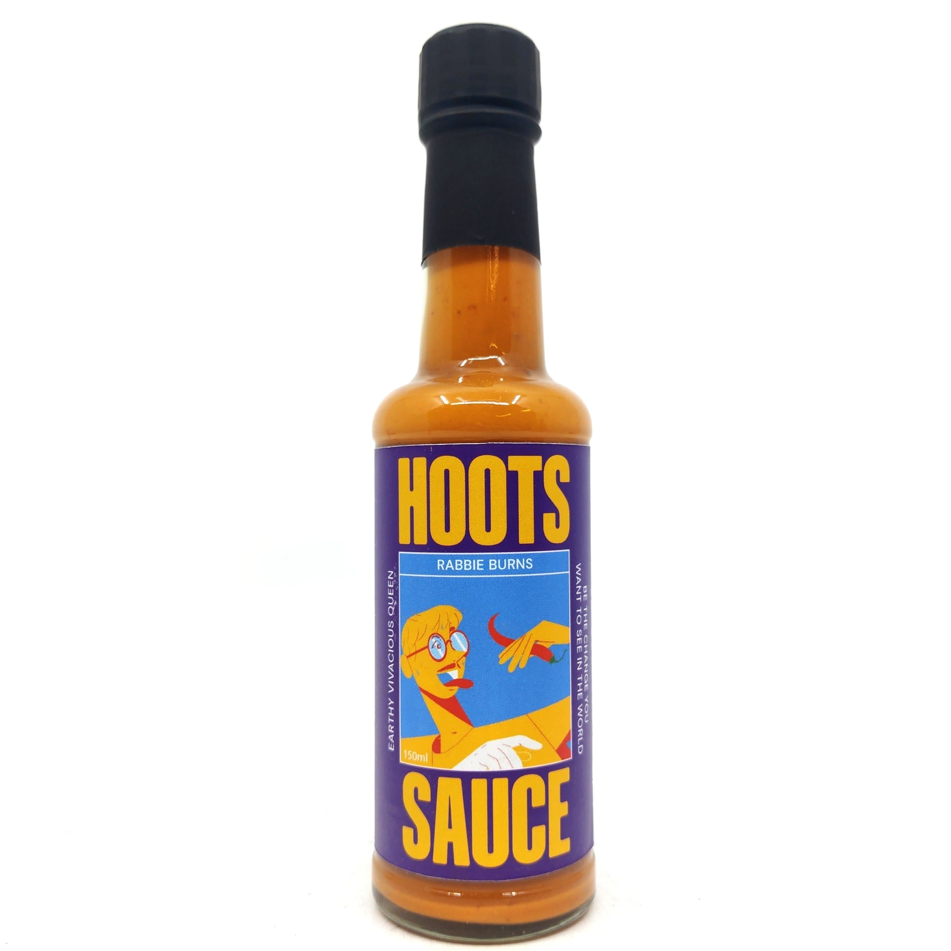 Hoots Rabbie Burns Hot Sauce (150ml)-Hop Burns & Black