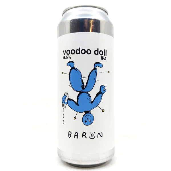 Baron Brewing Voodoo Doll IPA 6.5% (500ml can)-Hop Burns & Black