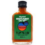 Nightmares on Wax x Hiyaself x Crazy Bastard Flip Ya Lid Hot Sauce (100ml)-Hop Burns & Black