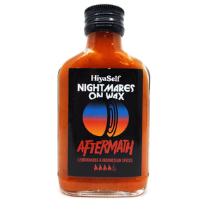 Nightmares on Wax x Hiyaself x Crazy Bastard Aftermath Hot Sauce (100ml)-Hop Burns & Black