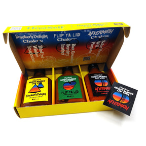 Nightmares on Wax x Hiyaself x Crazy Bastard 3 Sauce Set (3x 100ml)-Hop Burns & Black