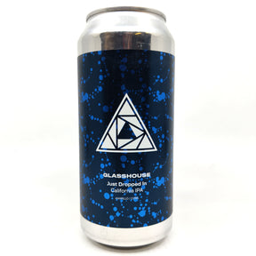 GlassHouse Just Dropped In Mountain IPA 6.2% (440ml can)-Hop Burns & Black
