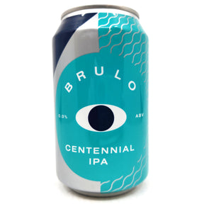 Brulo Centennial Alcohol-Free IPA 0.0% (330ml can)-Hop Burns & Black