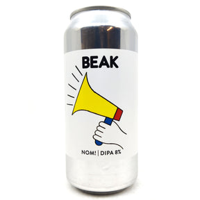 Beak Brewery Nom Double IPA 8% (440ml can)-Hop Burns & Black