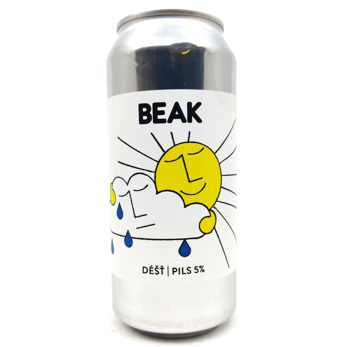 Beak Brewery Dest Pilsner 5% (440ml can)-Hop Burns & Black