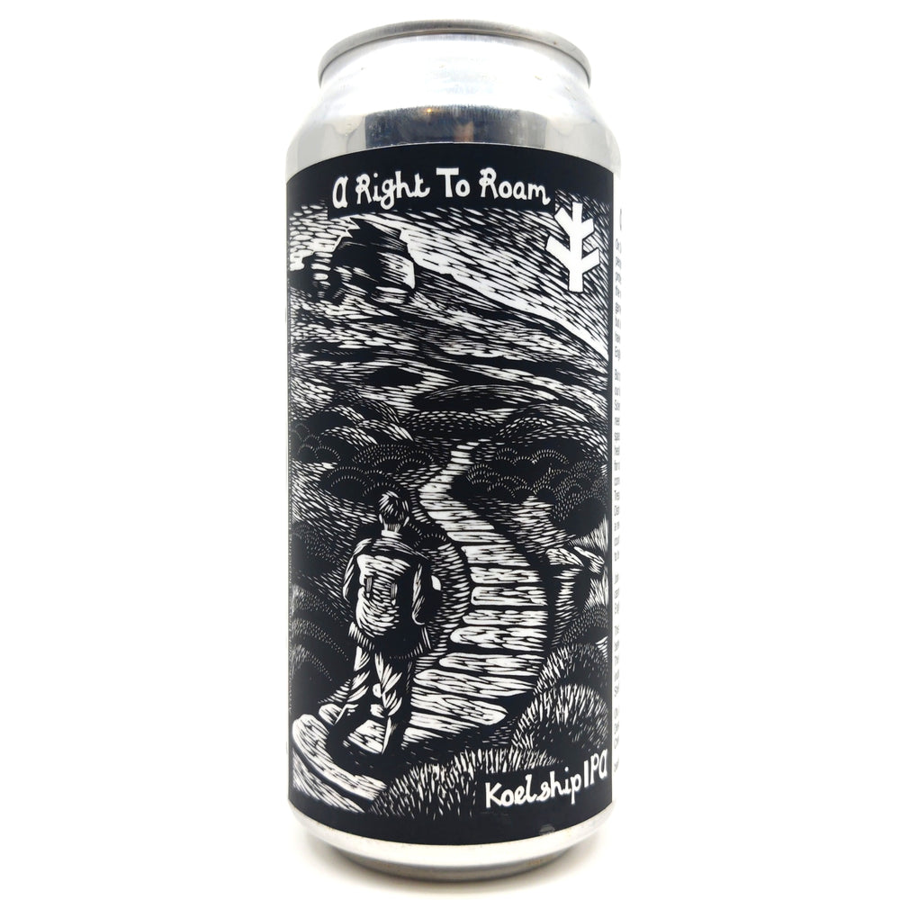 St Mars Of The Desert Right to Roam Koelship IPA 5.4% (440ml can)-Hop Burns & Black