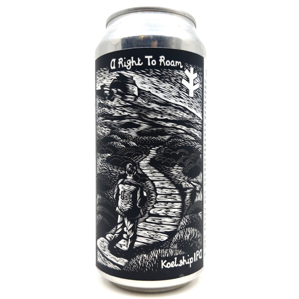 St Mars Of The Desert Right to Roam Koelship IPA 5.4% (440ml can)-Hop Burns & Black