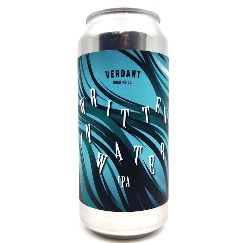 Verdant Written in Water New England IPA 6.5% (440ml can)-Hop Burns & Black