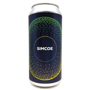 Overtone It's All Simcoe Double IPA 8% (440ml can)-Hop Burns & Black