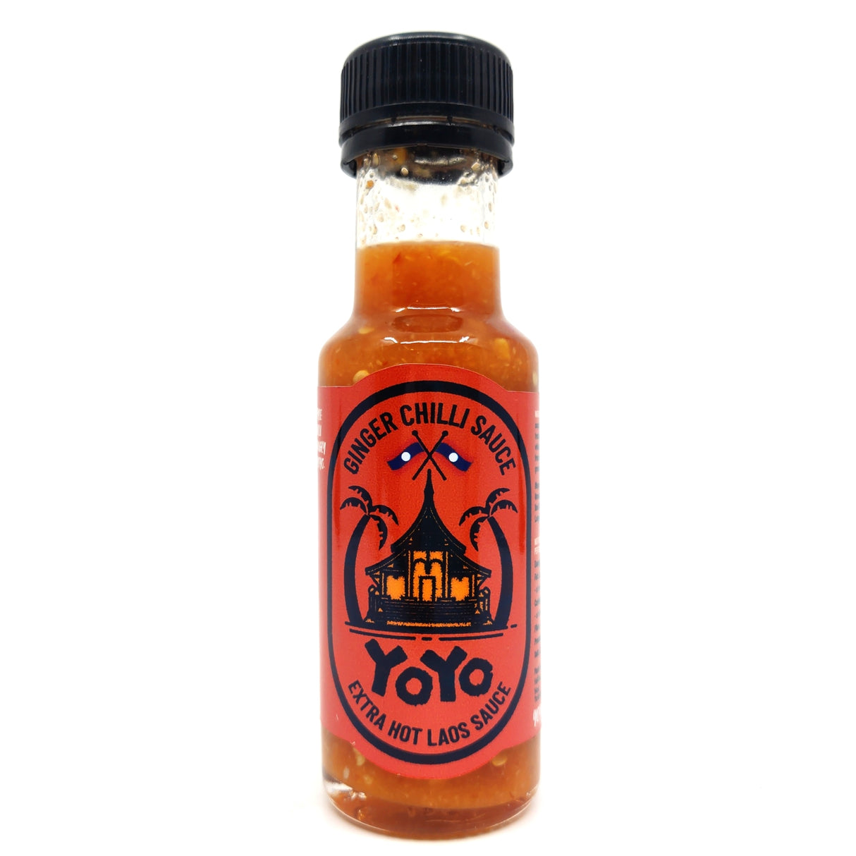 Yoyo Laos Extra Hot Ginger Chilli Sauce (100ml)-Hop Burns & Black