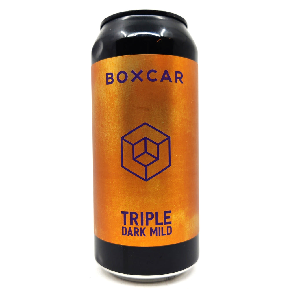 Boxcar Triple Dark Mild 9% (440ml can)-Hop Burns & Black