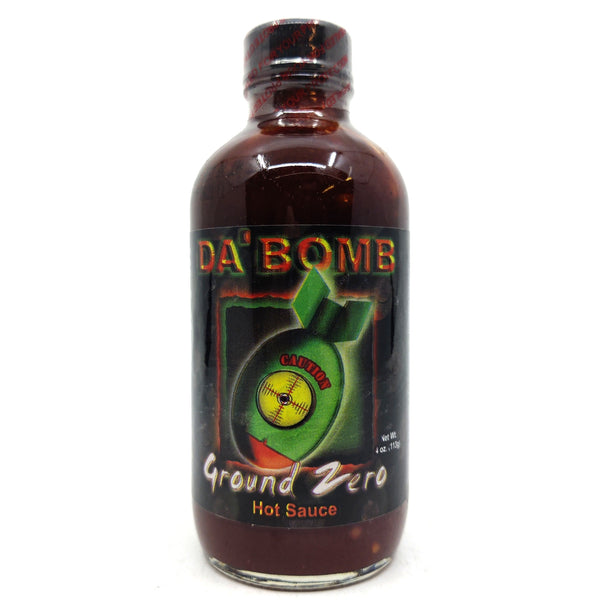 Da Bomb Ground Zero Hot Sauce (118g)-Hop Burns & Black