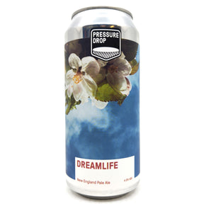Pressure Drop Dream Life New England Pale 4.6% (440ml can)-Hop Burns & Black