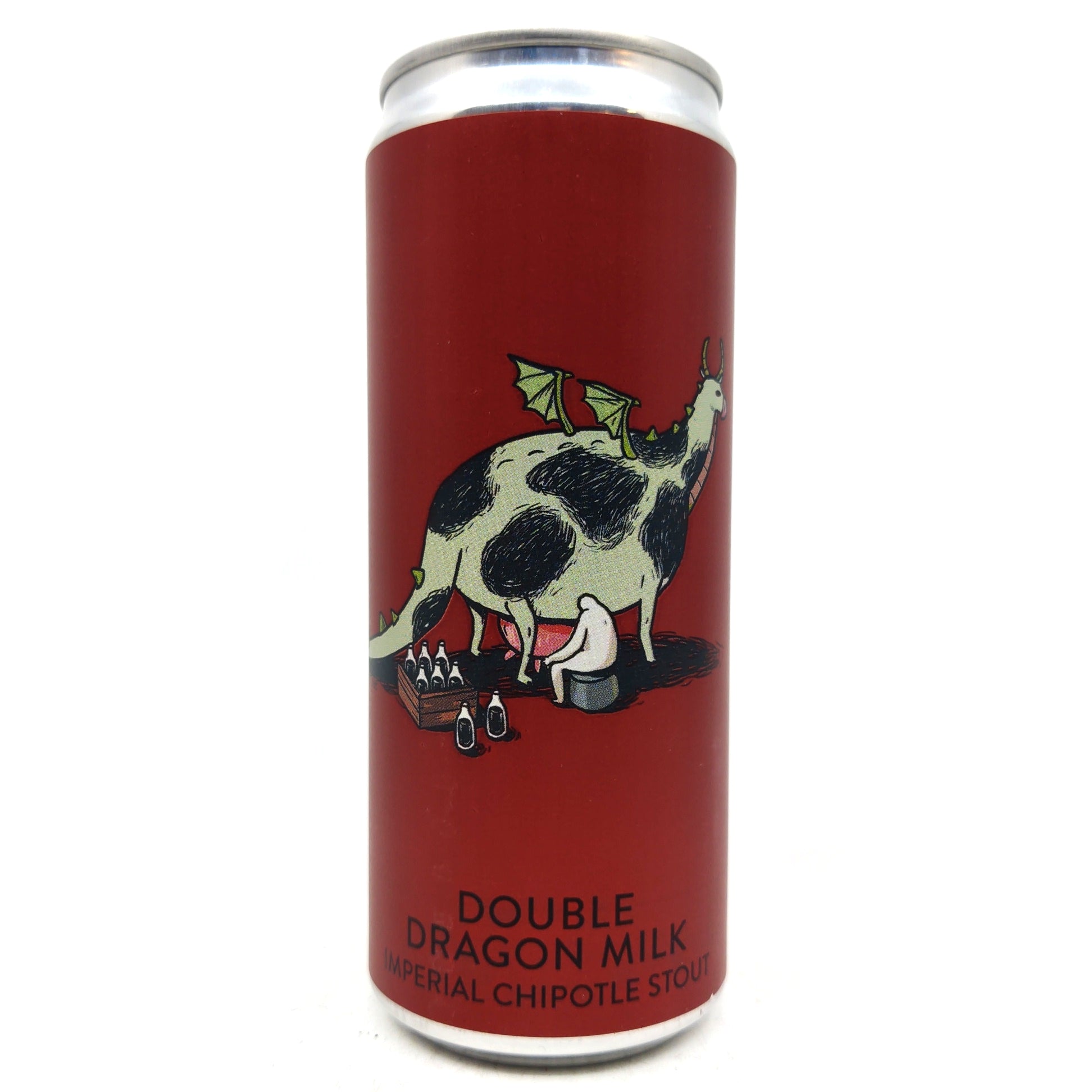 Varvar Brew Double Dragon Milk Imperial Chipotle Stout 8.3% (330ml can)-Hop Burns & Black