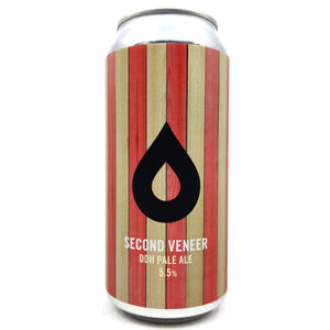 Polly's Brew Co Second Veneer DDH Pale Ale 5.5% (440ml can)-Hop Burns & Black