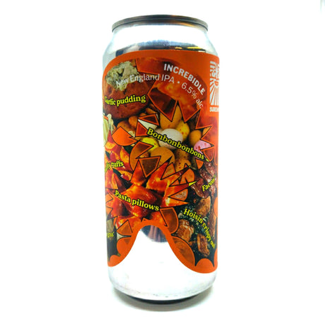 Sureshot Increbidle New England IPA 6.5% (440ml can)-Hop Burns & Black
