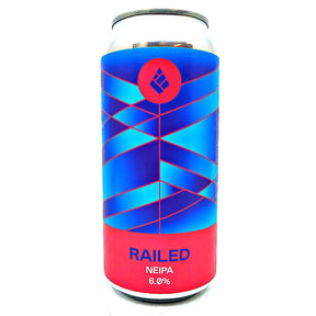 Drop Project Railed New England IPA 6% (440ml can)-Hop Burns & Black