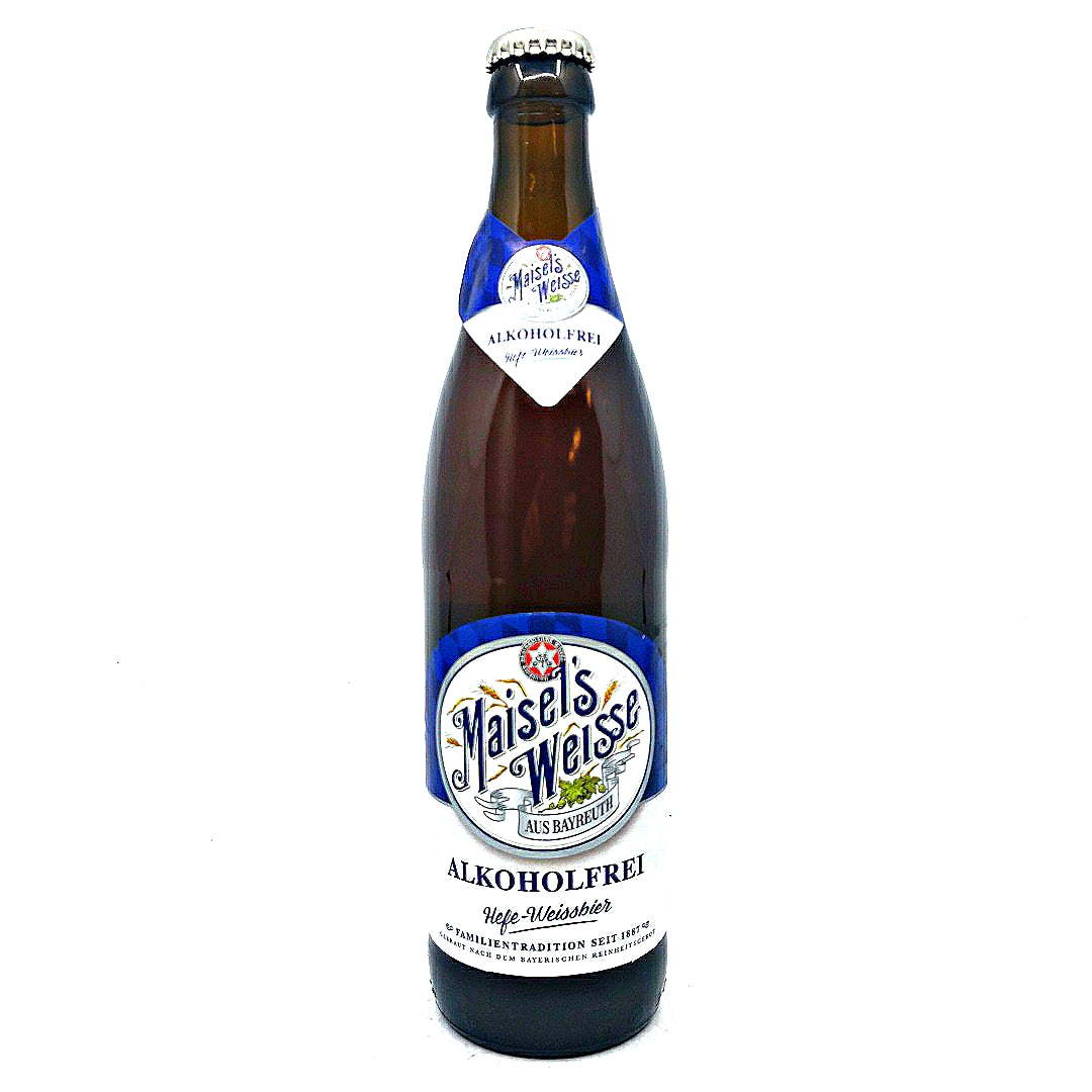Maisel's Weisse Alcohol-free Wheat Beer 0.5% (500ml).m-Hop Burns & Black