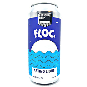 Pressure Drop x Floc Lasting Light New England IPA 7.3% (440ml can)-Hop Burns & Black