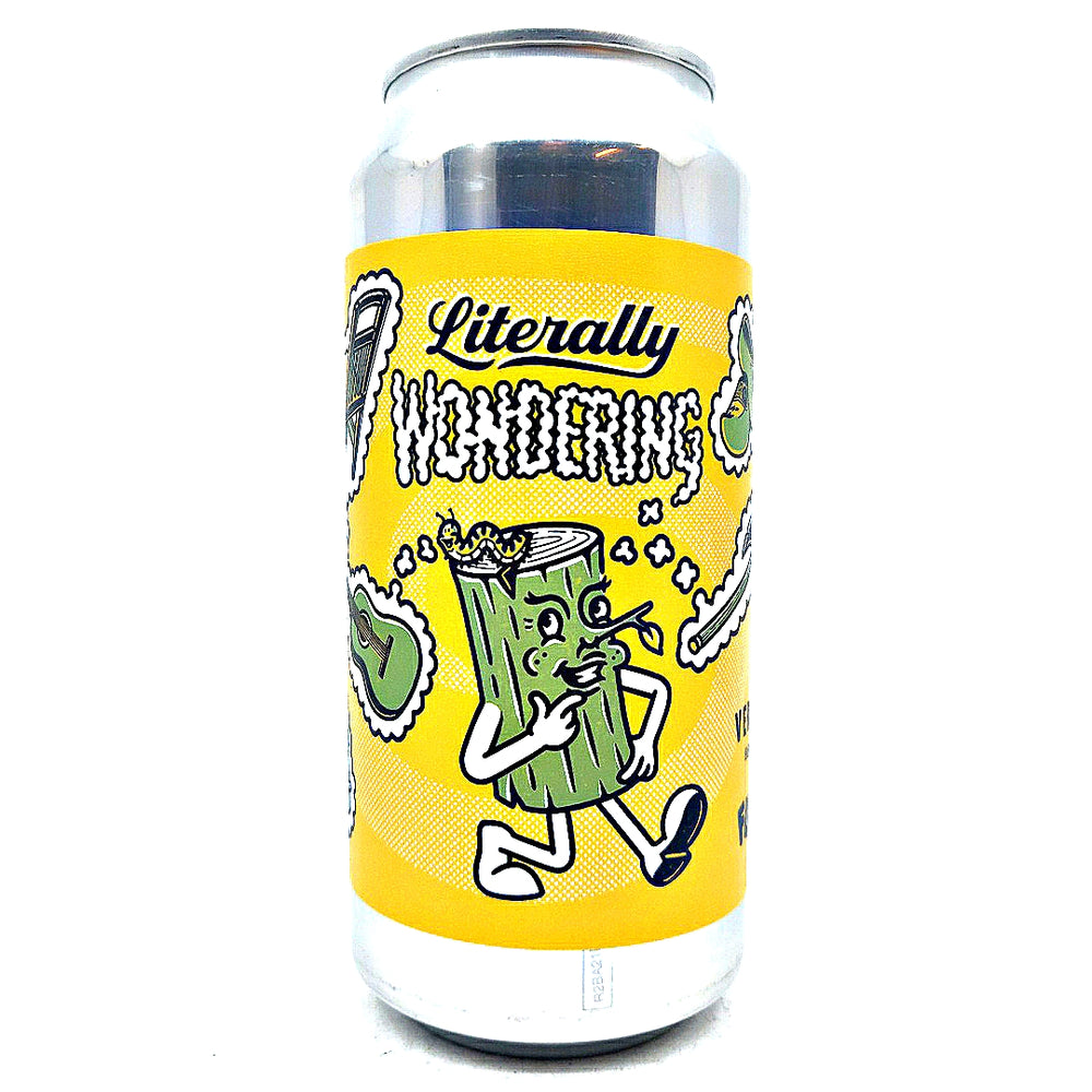 Verdant x Floc Literally Wondering Double IPA 8% (440ml can)-Hop Burns & Black