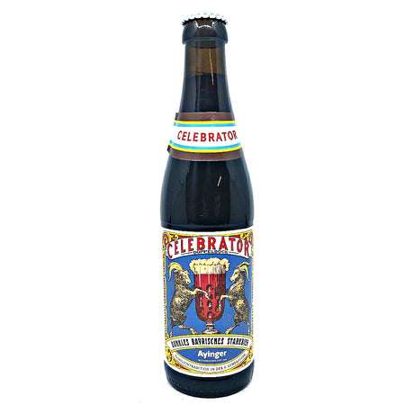 Ayinger Celebrator Doppelbock 6.7% (330ml)-Hop Burns & Black