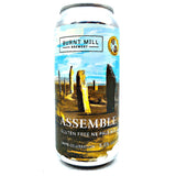 Burnt Mill Assemble Gluten Free New England Pale Ale 5.5% (440ml can)-Hop Burns & Black