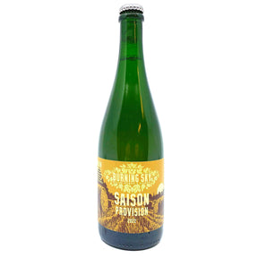 Burning Sky Saison Provision 2022 6.7% (750ml)-Hop Burns & Black