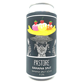 Pastore Banana Split Pastry Sour 9% (440ml can)-Hop Burns & Black